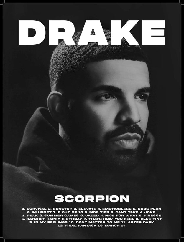 Drake - Scorpion – The College Poster Sale Company