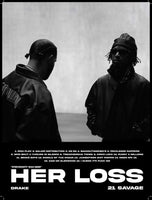 Drake & 21 Savage- Her Loss - Vertical Matte Poster – Fine Art Of MK